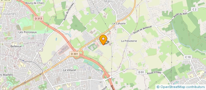 localisation de l'entreprise DATANAUTE à SARGE-LES-LE-MANS