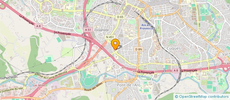 localisation de l'entreprise DATANDO à AIX-EN-PROVENCE