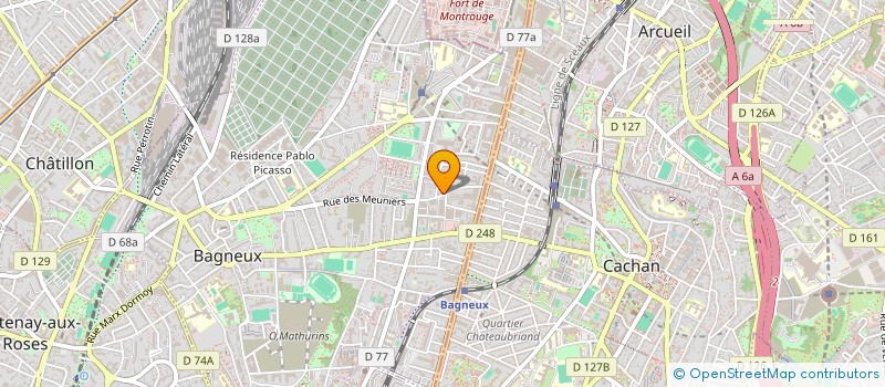 localisation de l'entreprise DATANOVA CONSULTING  BAGNEUX