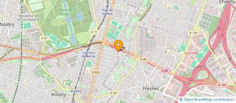 localisation de l'entreprise DATAOPTIQUE à ANTONY