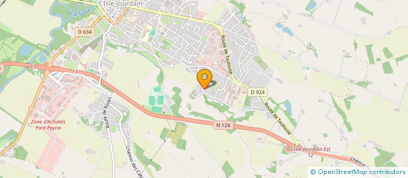 localisation de l'entreprise DATAPAGE à L'ISLE-JOURDAIN