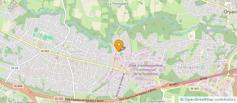 localisation de l'entreprise DATAPIX à SAUTRON