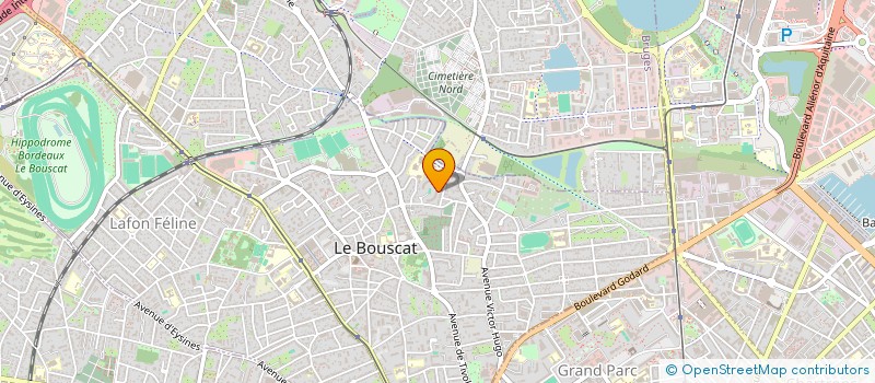 localisation de l'entreprise DATAPREVISE  LE BOUSCAT