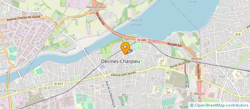 localisation de l'entreprise DATAPRIM  DECINES-CHARPIEU