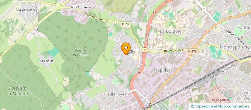 localisation de l'entreprise DATAPULSE à BESANCON