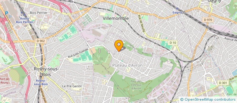 localisation de l'entreprise DATAPYM à NEUILLY-PLAISANCE