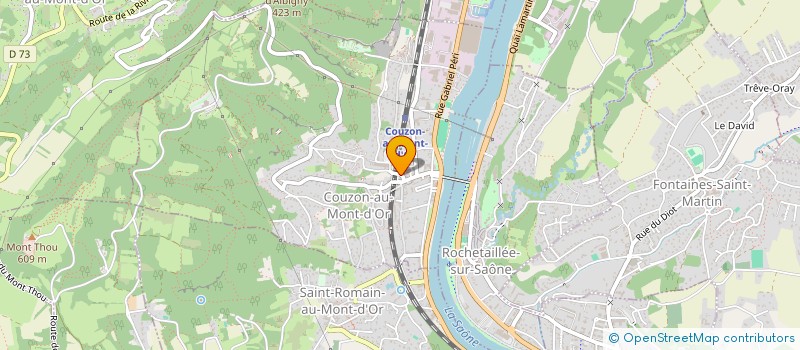 localisation de l'entreprise DATARDIGRADE  COUZON-AU-MONT-D'OR