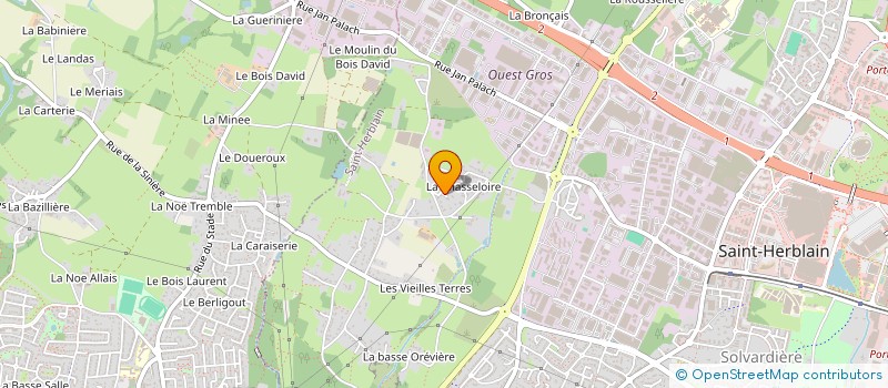 localisation de l'entreprise DATARIUS  SAINT-HERBLAIN