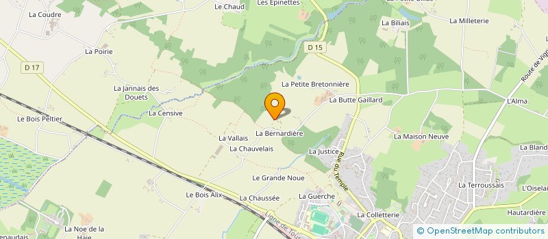 localisation de l'entreprise DATAROUND  SAINT-ETIENNE-DE-MONTLUC