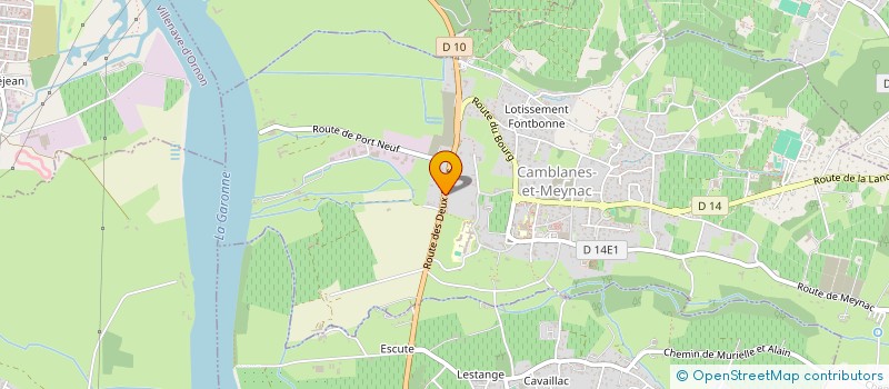 localisation de l'entreprise DATAS & CO  CAMBLANES ET MEYNAC