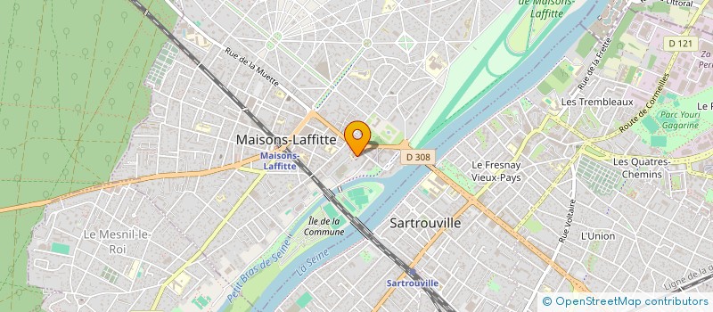localisation de l'entreprise DATASCALE CONSULTING  MAISONS-LAFFITTE