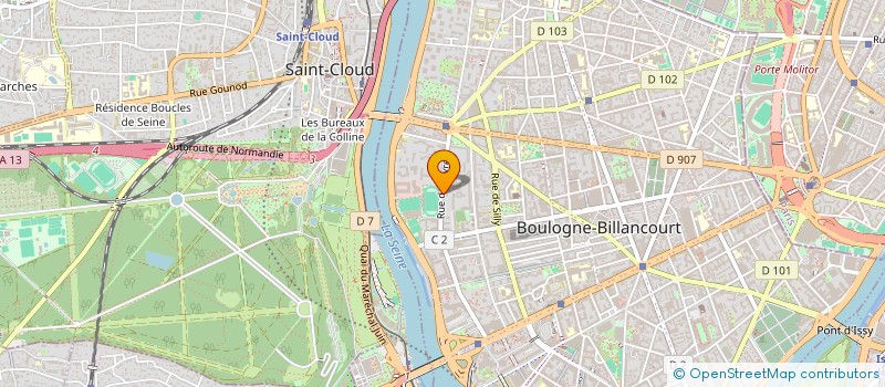 localisation de l'entreprise DATASCOOT  BOULOGNE-BILLANCOURT