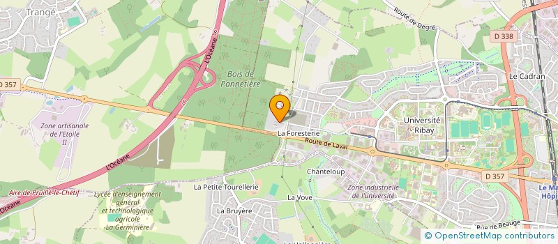 localisation de l'entreprise DATASCOPY  LE MANS