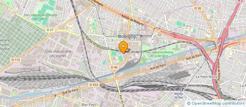 localisation de l'entreprise DATASOFT CONSEIL  BOBIGNY