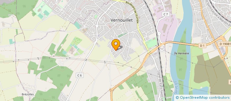 localisation de l'entreprise DATASOFT CONSULTING à VERNOUILLET