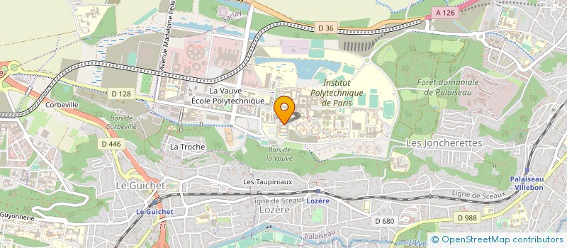 localisation de l'entreprise DATASTORM à PALAISEAU