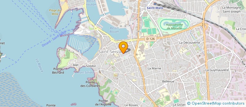 localisation de l'entreprise DATASTRAT  SAINT-MALO
