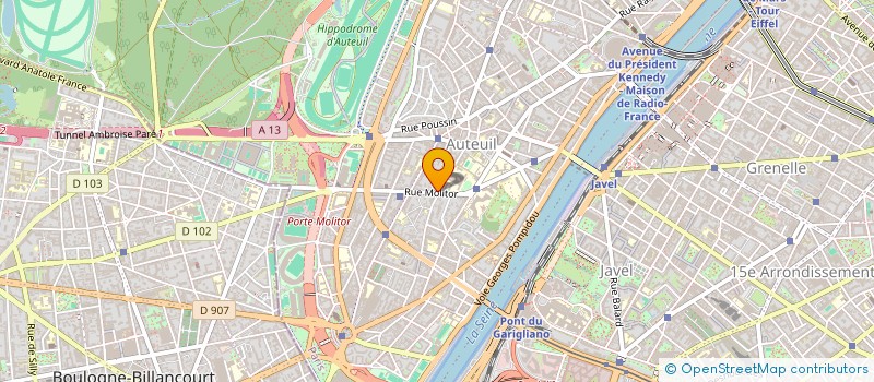 localisation de l'entreprise DATASTUD I/O  PARIS