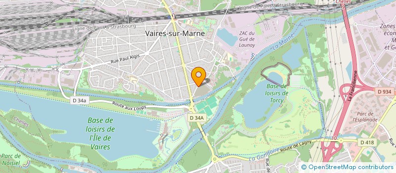 localisation de l'entreprise DATATECH à VAIRES-SUR-MARNE