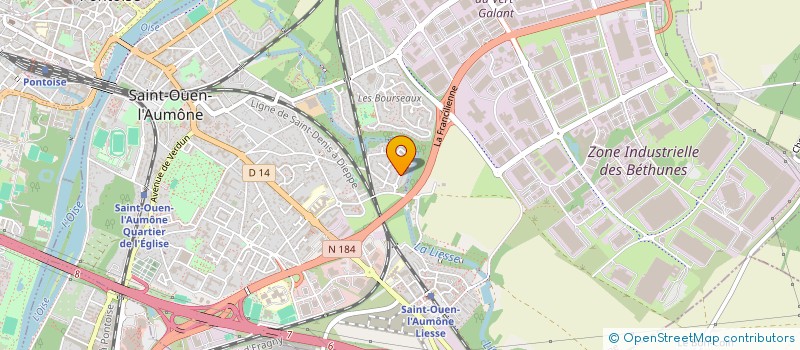 localisation de l'entreprise DATATECK à SAINT-OUEN-L'AUMONE