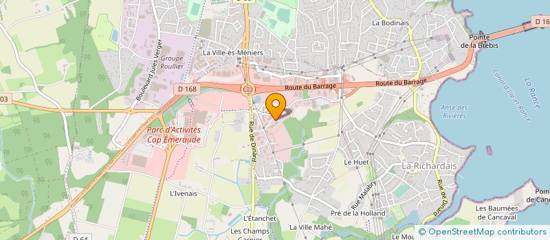 localisation de l'entreprise DATATHERM à LA RICHARDAIS
