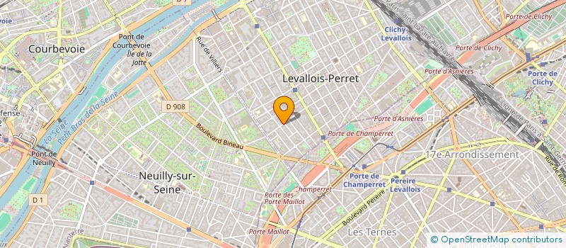 localisation de l'entreprise DATATILT à LEVALLOIS-PERRET