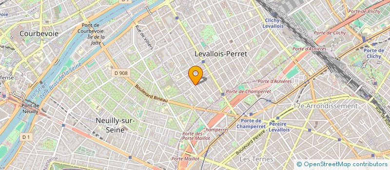 localisation de l'entreprise DATATILT INVEST à LEVALLOIS-PERRET