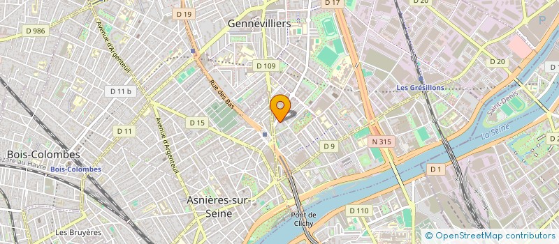 localisation de l'entreprise DATATRACK CONSULTING  GENNEVILLIERS