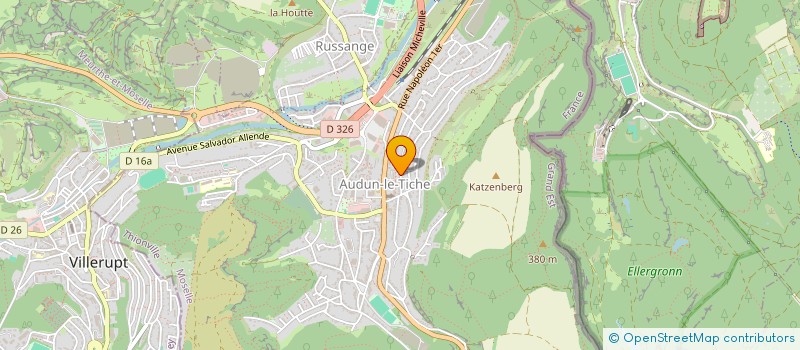 localisation de l'entreprise DATATREK  AUDUN-LE-TICHE