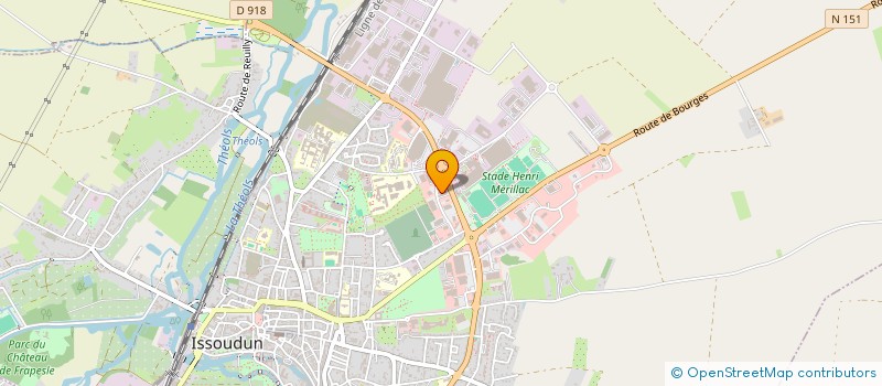 localisation de l'entreprise DATAUTO à ISSOUDUN