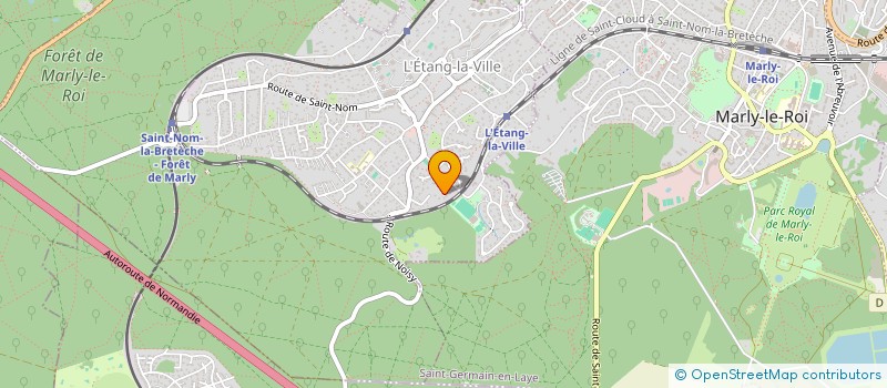 localisation de l'entreprise DATAVAULT à L'ETANG-LA-VILLE