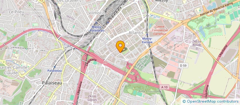 localisation de l'entreprise DATAVISION SERVICES CONSEILS ET PRESTATIONS  MASSY
