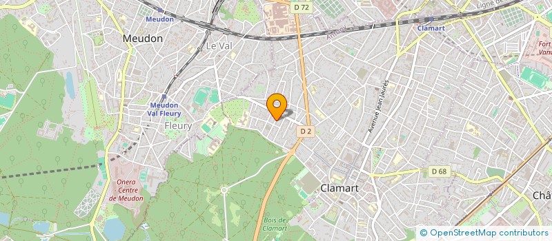 localisation de l'entreprise DATAWAVES à CLAMART