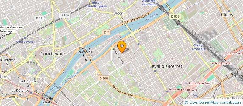 localisation de l'entreprise DATAWEB ONLINE à LEVALLOIS-PERRET