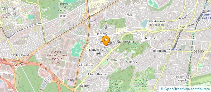 localisation de l'entreprise DATAWISE à LE PLESSIS-ROBINSON
