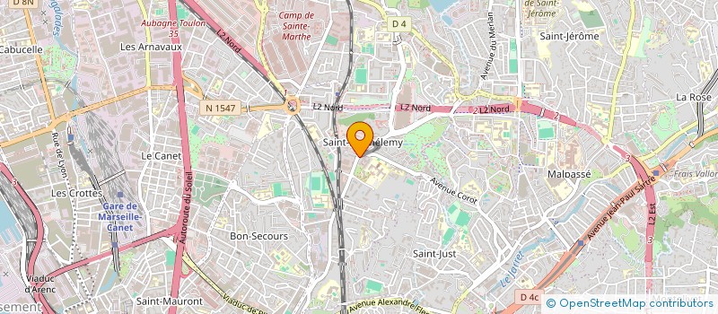 localisation de l'entreprise DATAXIA à MARSEILLE