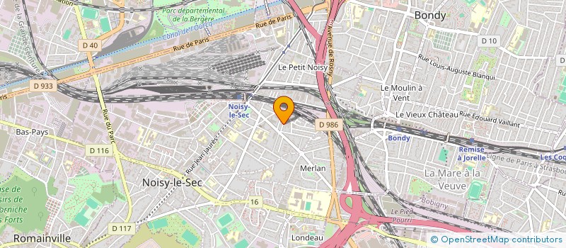 localisation de l'entreprise DATAYAMO à NOISY-LE-SEC