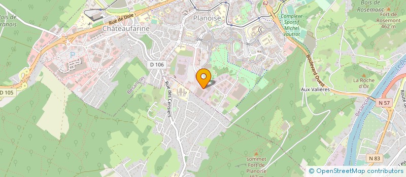 localisation de l'entreprise DATC EUROPE à BESANCON