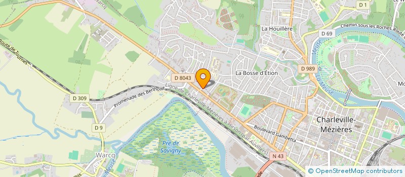 localisation de l'entreprise DATCHA  WARCQ