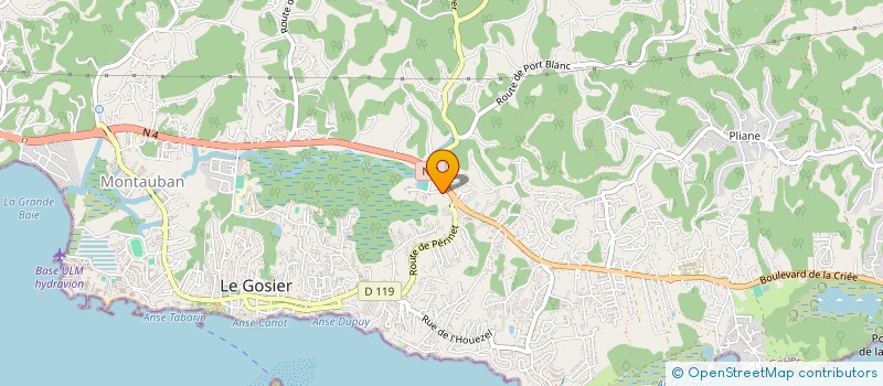 localisation de l'entreprise DATCHA CLEAR KAYAK  LE GOSIER