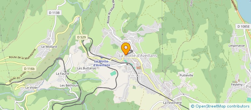 localisation de l'entreprise DATE DEVEL APPLIC TECH ENERGIE à LA MOTTE-D'AVEILLANS