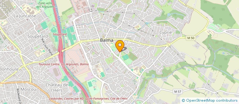 localisation de l'entreprise DATECH  BALMA