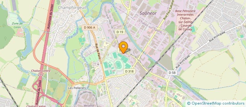 localisation de l'entreprise DATECH  CHALON-SUR-SAONE