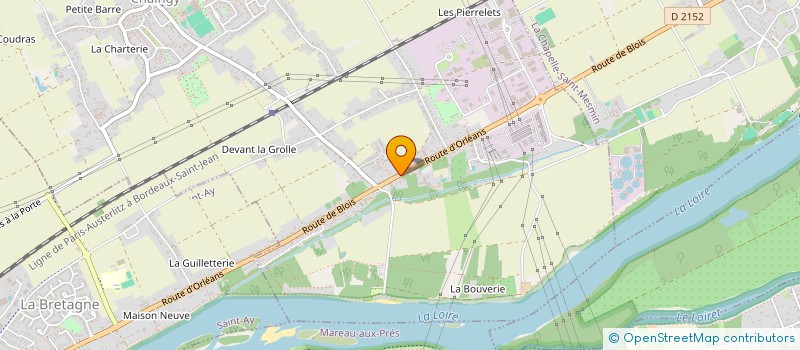 localisation de l'entreprise DATECHBUILD à CHAINGY