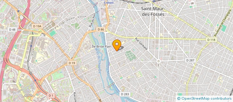 localisation de l'entreprise DATELCOM à SAINT-MAUR-DES-FOSSES
