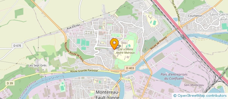 localisation de l'entreprise DATES &CO à MONTEREAU-FAULT-YONNE