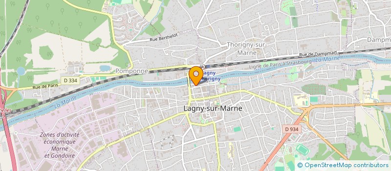 localisation de l'entreprise DATES DIFFU APPAR ESTHET SOINS à LAGNY-SUR-MARNE
