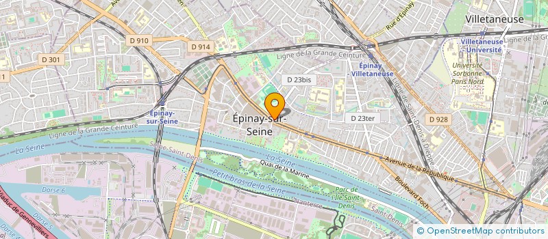 localisation de l'entreprise DATH à EPINAY-SUR-SEINE