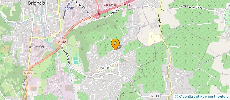 localisation de l'entreprise DATHIO  VOURLES