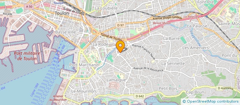 localisation de l'entreprise DATHYS  TOULON